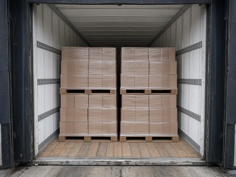 Trailer loaded full