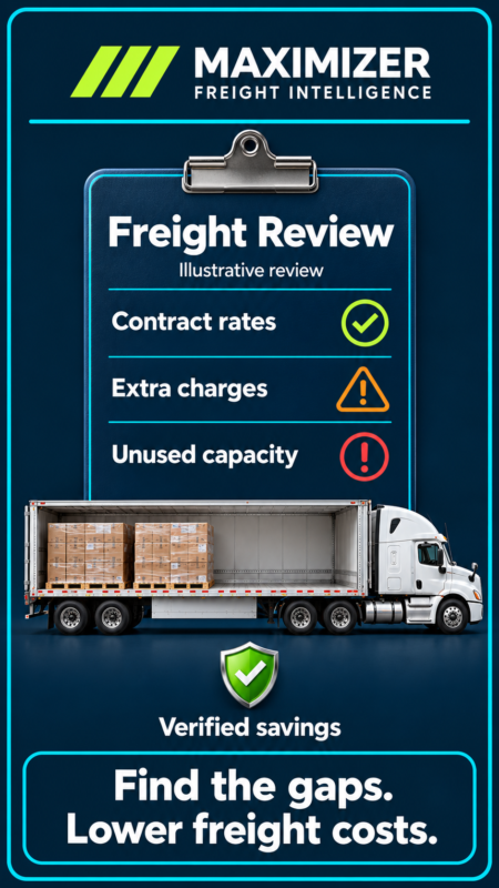Premium freight review, verified savings